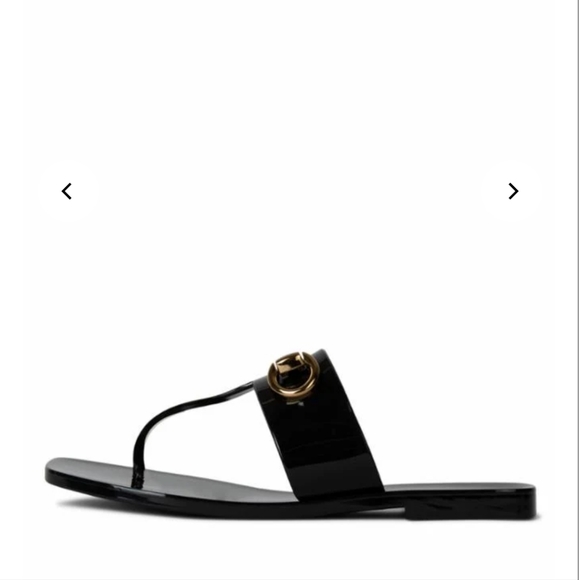 Jeffrey Campbell A Lil Bit Flat Jelly Thong - Picture 3 of 3